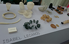 VENTURA LAMBRATE のLOCATION 18 に展示していたIsabel Lacarosがデザインした繊細なアクセサリーやオブジェ。