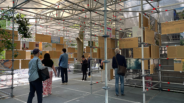 フランス館の展示。
