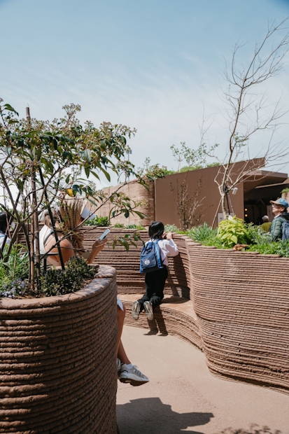 休憩施設の様子 ©大竹央祐